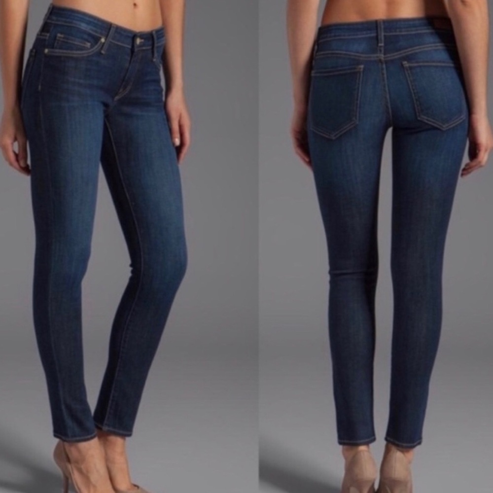 Joie Jeans Mid-Rise Skinny Ravine